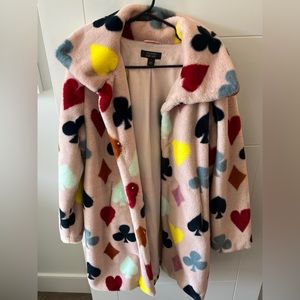 Halogen x Atlantic Pacific Faux Fur Jacket Large